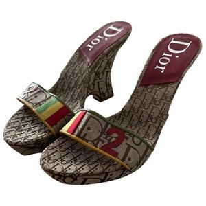 Dior vintage Galliano Rasta heels